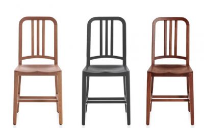 Navy Wood Chair Wood Chair Emeco